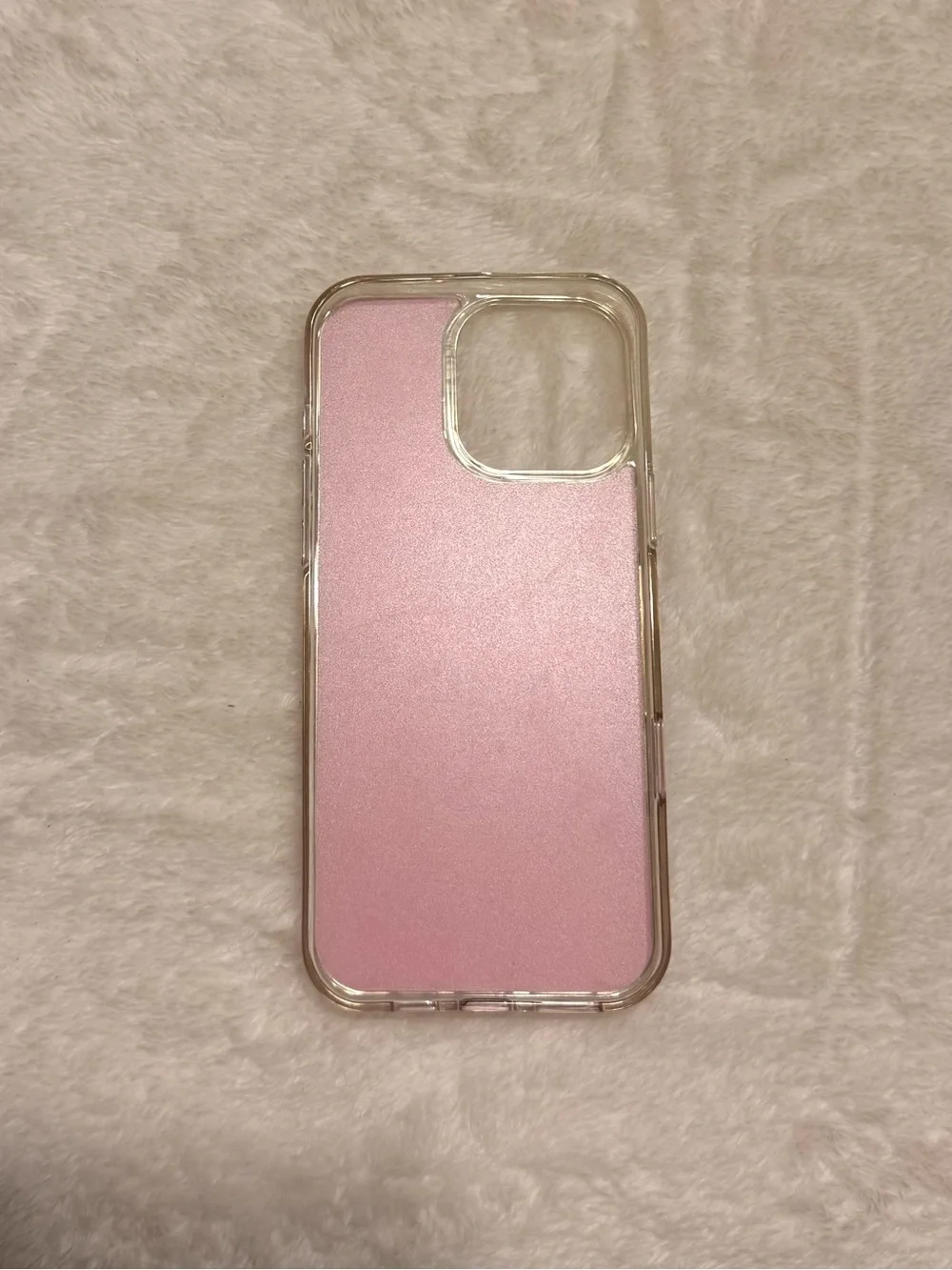 Clear Cherry Beaded Phone Case - Red/Green